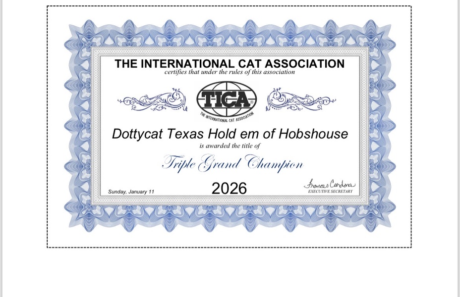 Texas is a Triple Grand Champion